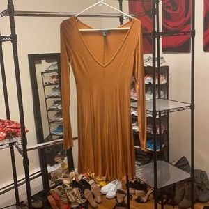 #mustardyellow #falldress #longsleevedress